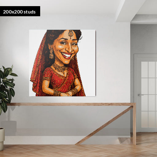 200*200studs, 160*160cm, 63*63inch