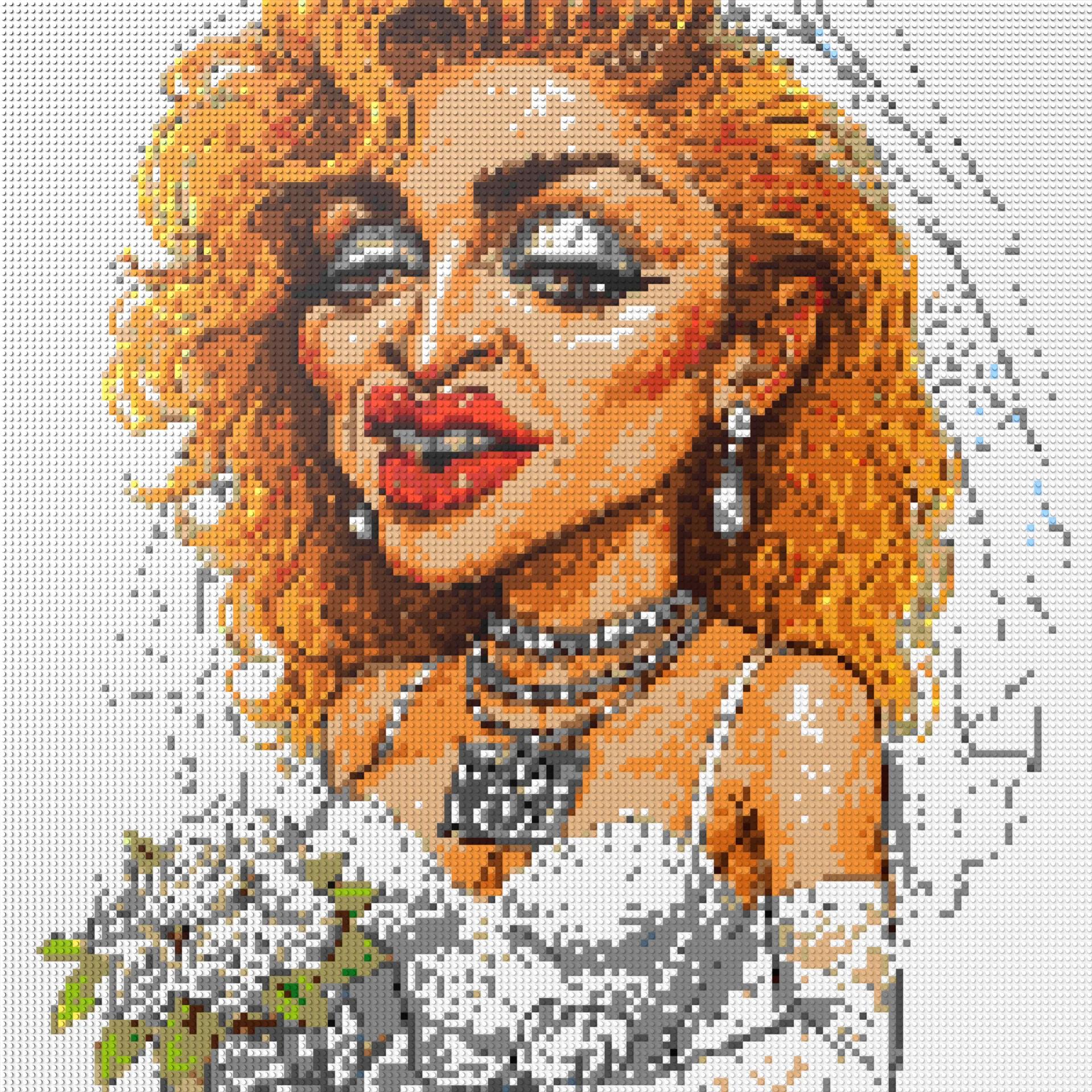 150*150studs, 120*120cm, 47,25*47,25inch