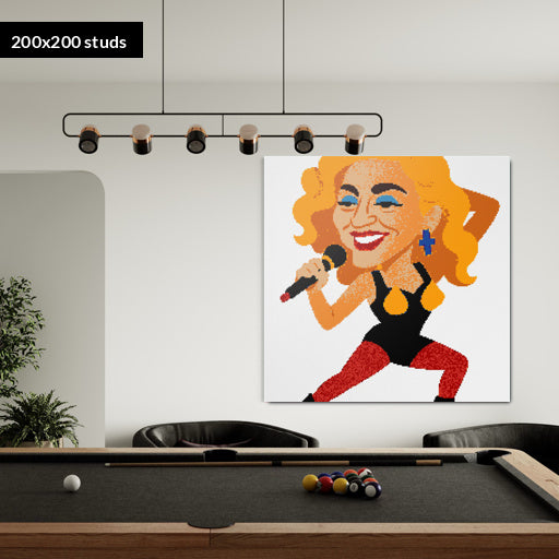 200*200studs, 160*160cm, 63*63inch