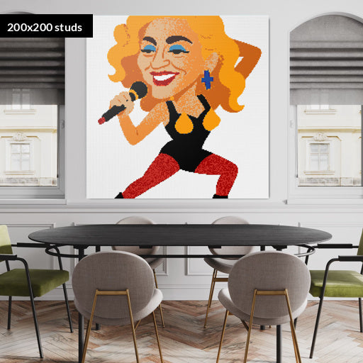 200*200studs, 160*160cm, 63*63inch