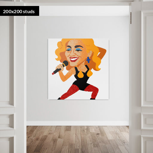 200*200studs, 160*160cm, 63*63inch