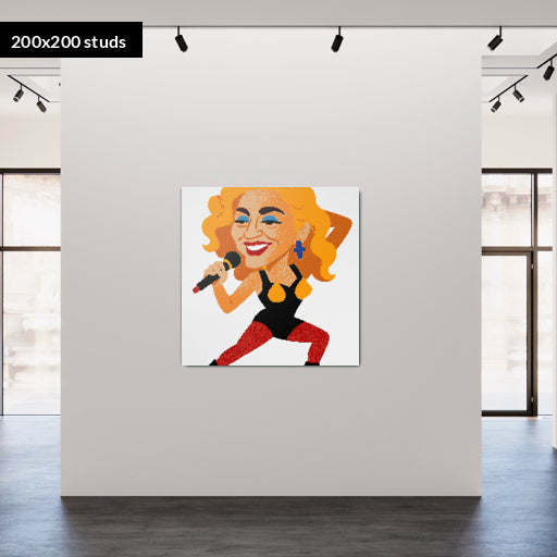 200*200studs, 160*160cm, 63*63inch