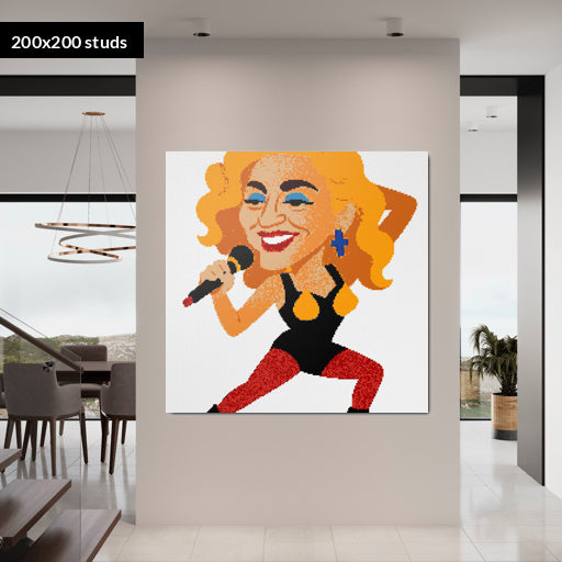 200*200studs, 160*160cm, 63*63inch