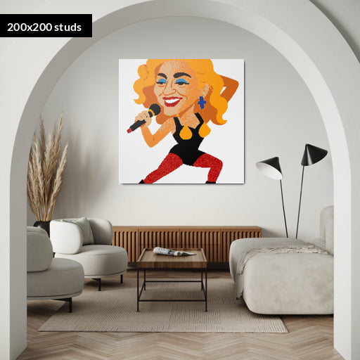 200*200studs, 160*160cm, 63*63inch