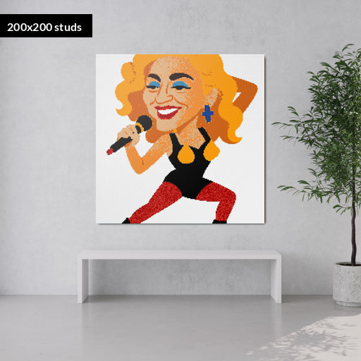 200*200studs, 160*160cm, 63*63inch