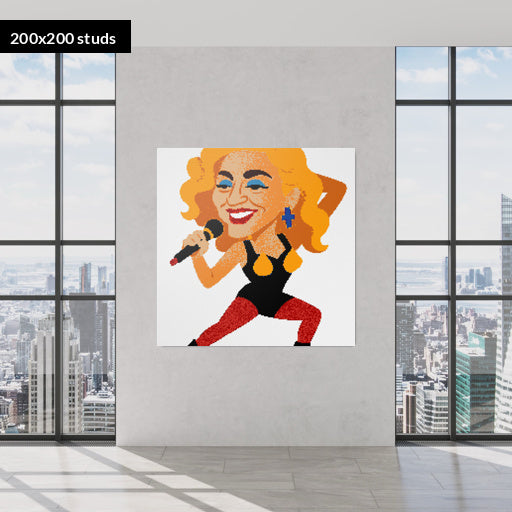 200*200studs, 160*160cm, 63*63inch