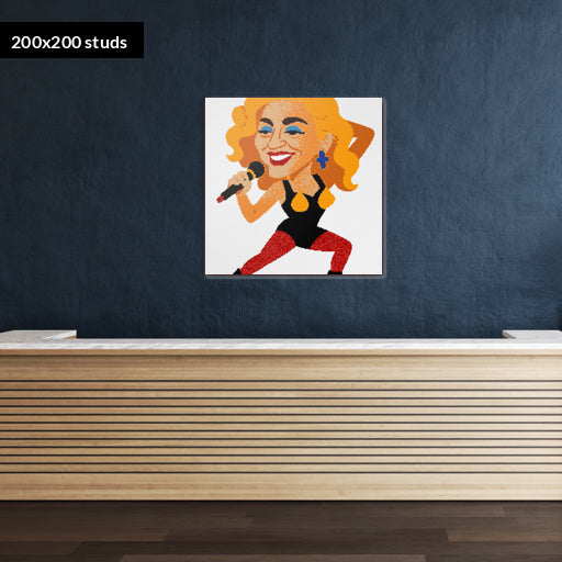 200*200studs, 160*160cm, 63*63inch