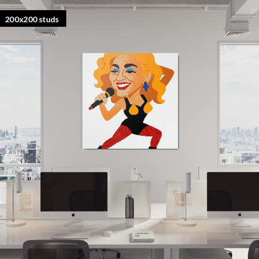 200*200studs, 160*160cm, 63*63inch
