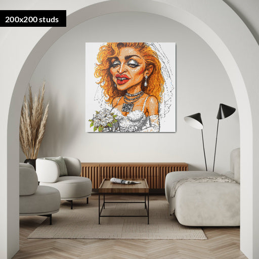 200*200studs, 160*160cm, 63*63inch