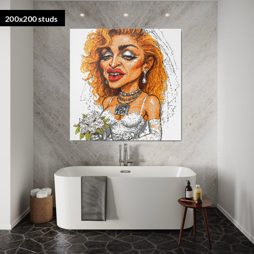 200*200studs, 160*160cm, 63*63inch