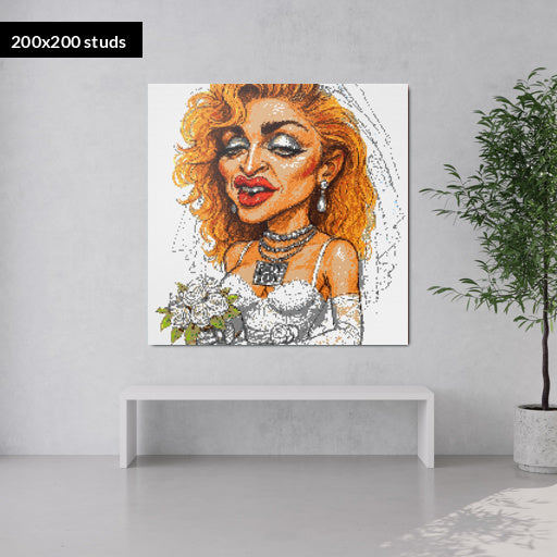 200*200studs, 160*160cm, 63*63inch