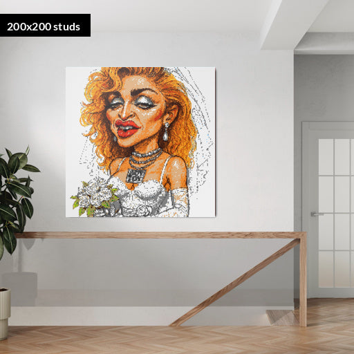 200*200studs, 160*160cm, 63*63inch