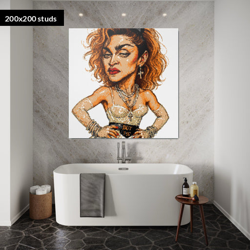 200*200studs, 160*160cm, 63*63inch