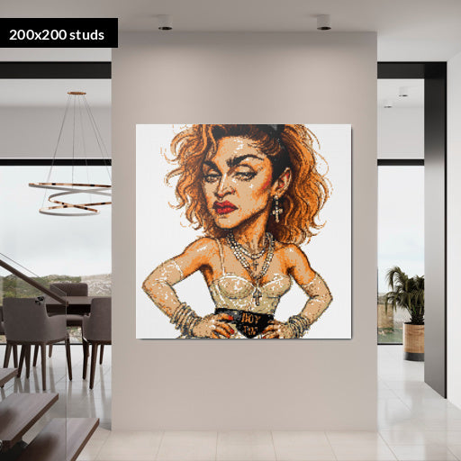 200*200studs, 160*160cm, 63*63inch