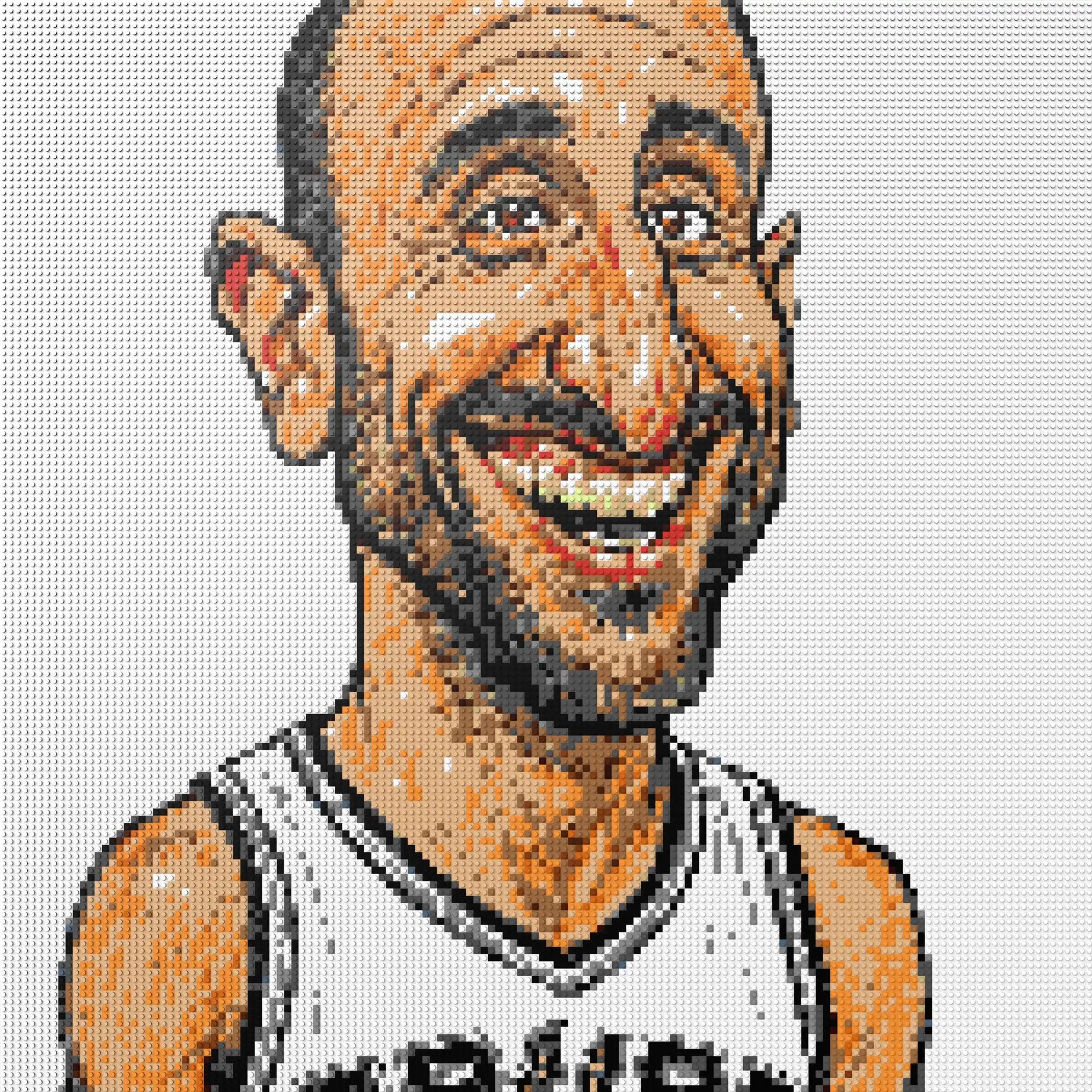 150*150studs, 120*120cm, 47,25*47,25inch