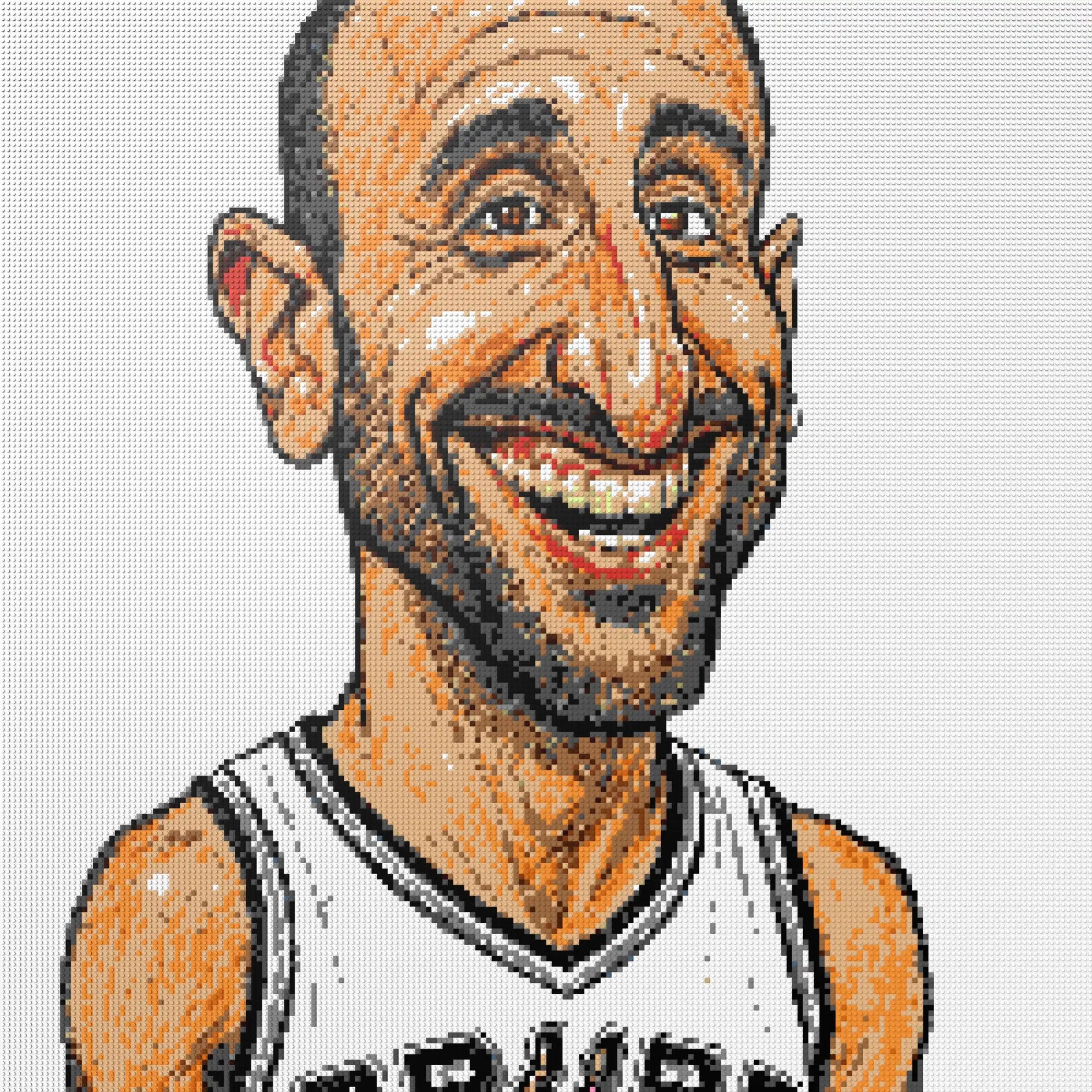 200*200studs, 160*160cm, 63*63inch