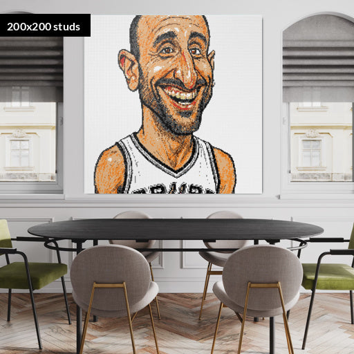 200*200studs, 160*160cm, 63*63inch