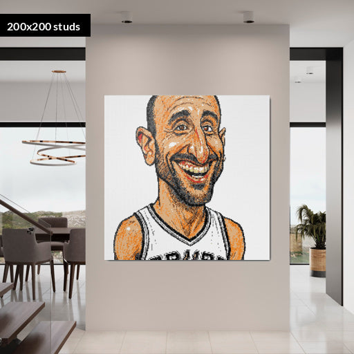 200*200studs, 160*160cm, 63*63inch