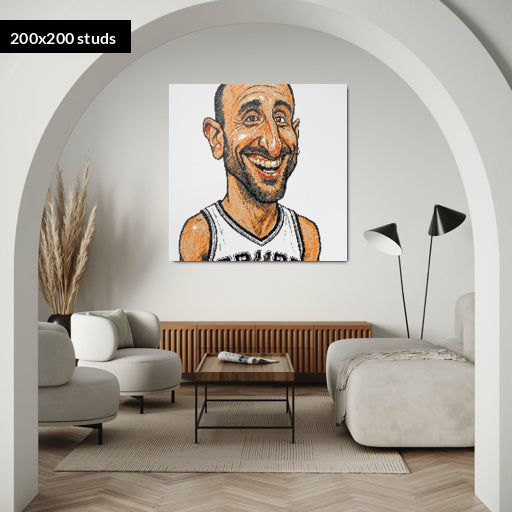 200*200studs, 160*160cm, 63*63inch