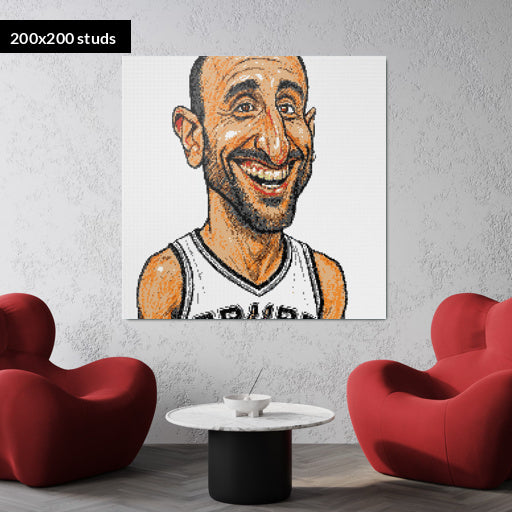 200*200studs, 160*160cm, 63*63inch