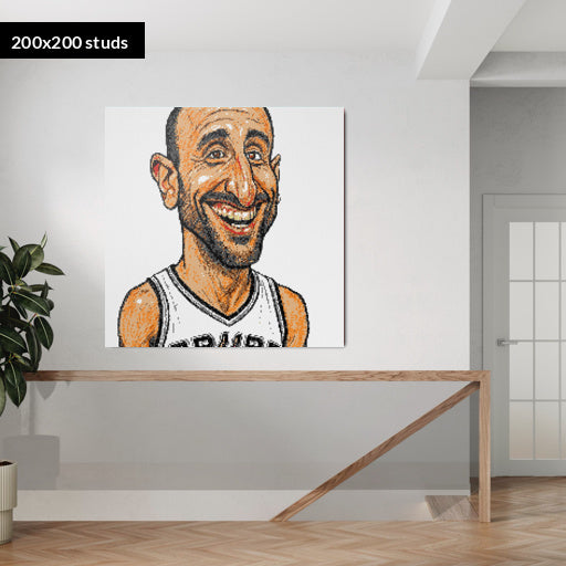 200*200studs, 160*160cm, 63*63inch