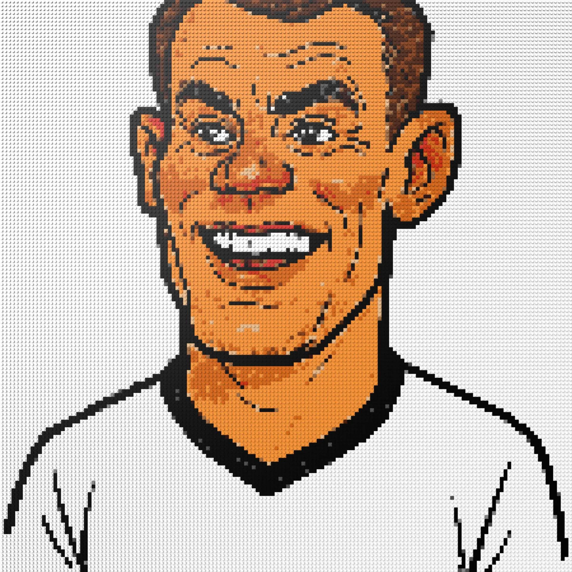 150*150studs, 120*120cm, 47,25*47,25inch