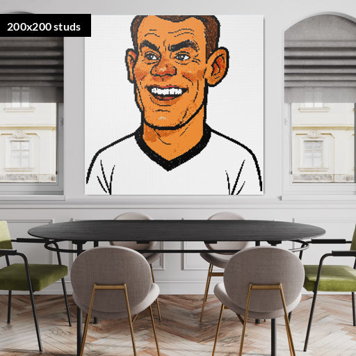 200*200studs, 160*160cm, 63*63inch