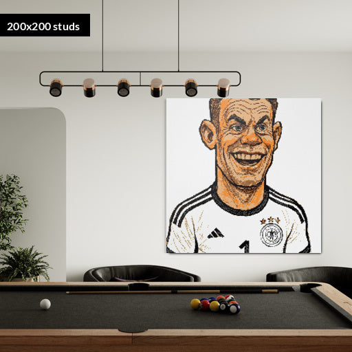 200*200studs, 160*160cm, 63*63inch