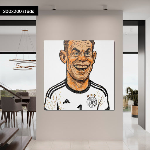 200*200studs, 160*160cm, 63*63inch