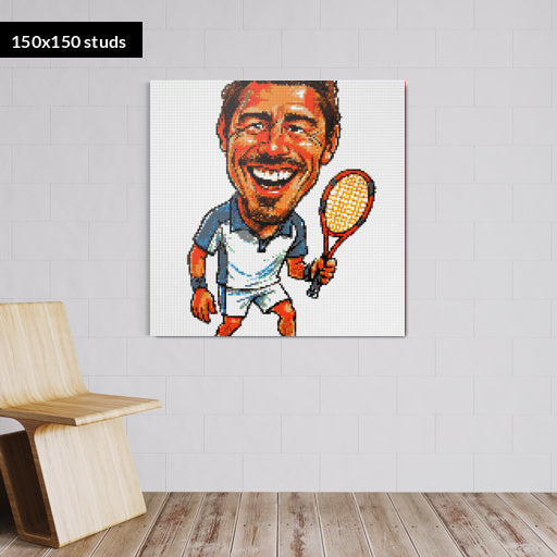 150*150studs, 120*120cm, 47,25*47,25inch