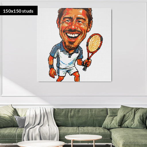 150*150studs, 120*120cm, 47,25*47,25inch