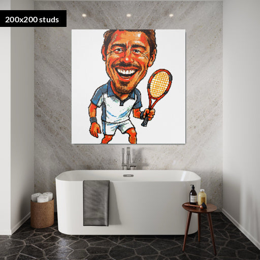 200*200studs, 160*160cm, 63*63inch