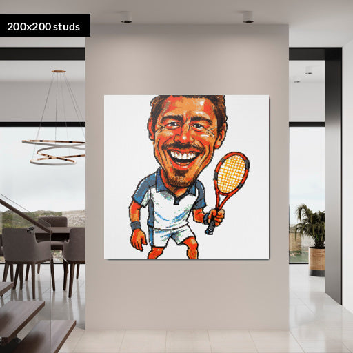 200*200studs, 160*160cm, 63*63inch