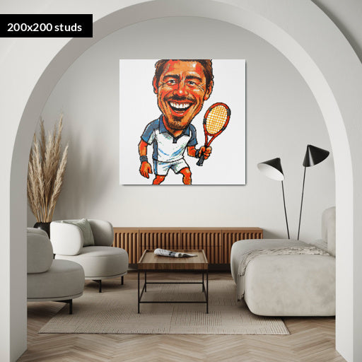 200*200studs, 160*160cm, 63*63inch