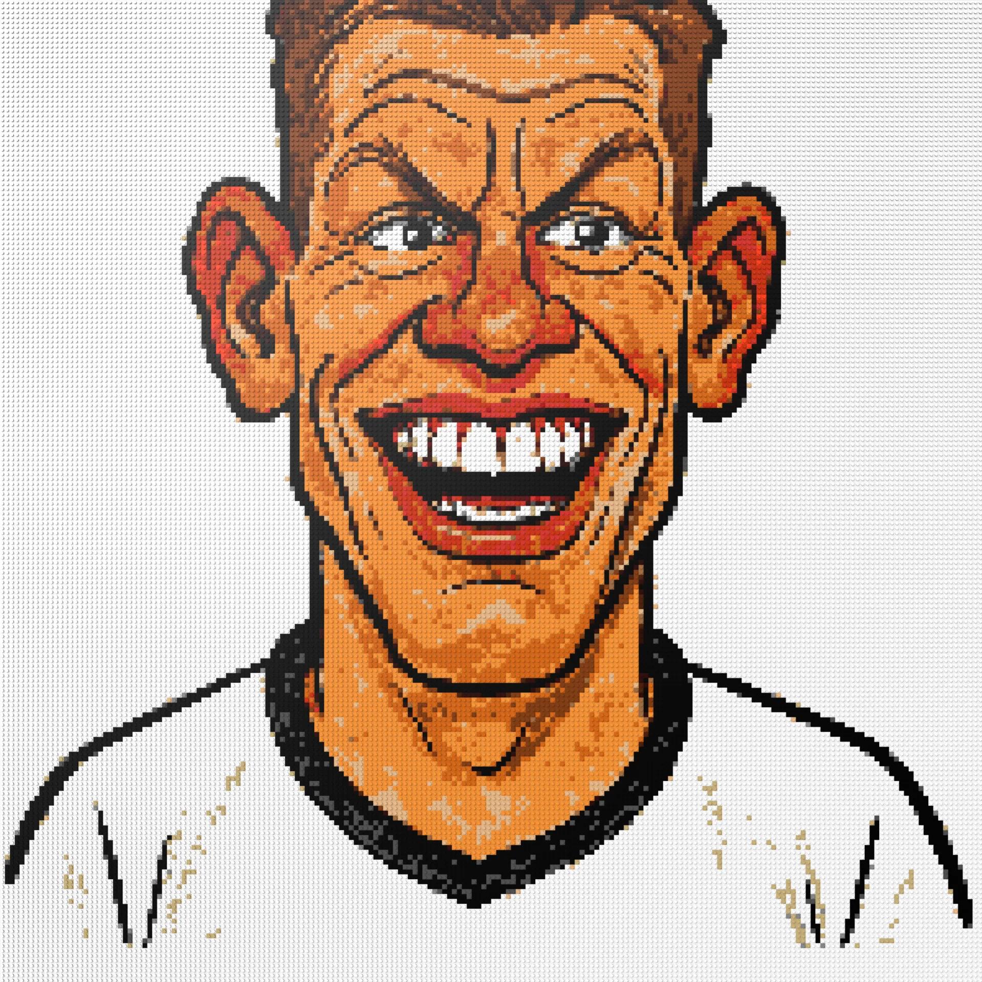 200*200studs, 160*160cm, 63*63inch