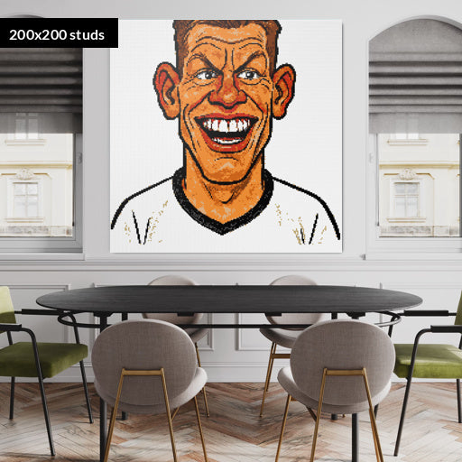 200*200studs, 160*160cm, 63*63inch