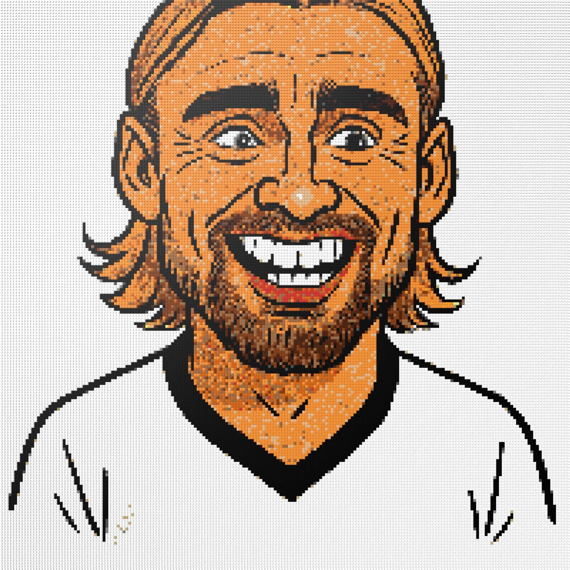 200*200studs, 160*160cm, 63*63inch