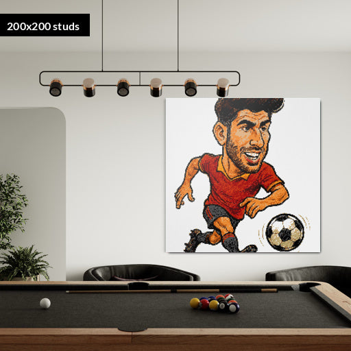 200*200studs, 160*160cm, 63*63inch