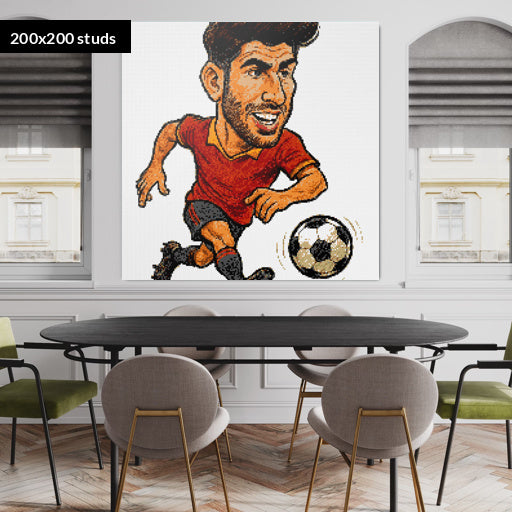 200*200studs, 160*160cm, 63*63inch