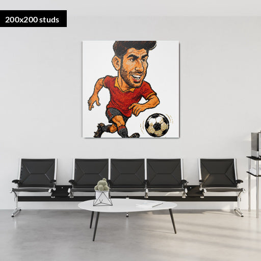 200*200studs, 160*160cm, 63*63inch