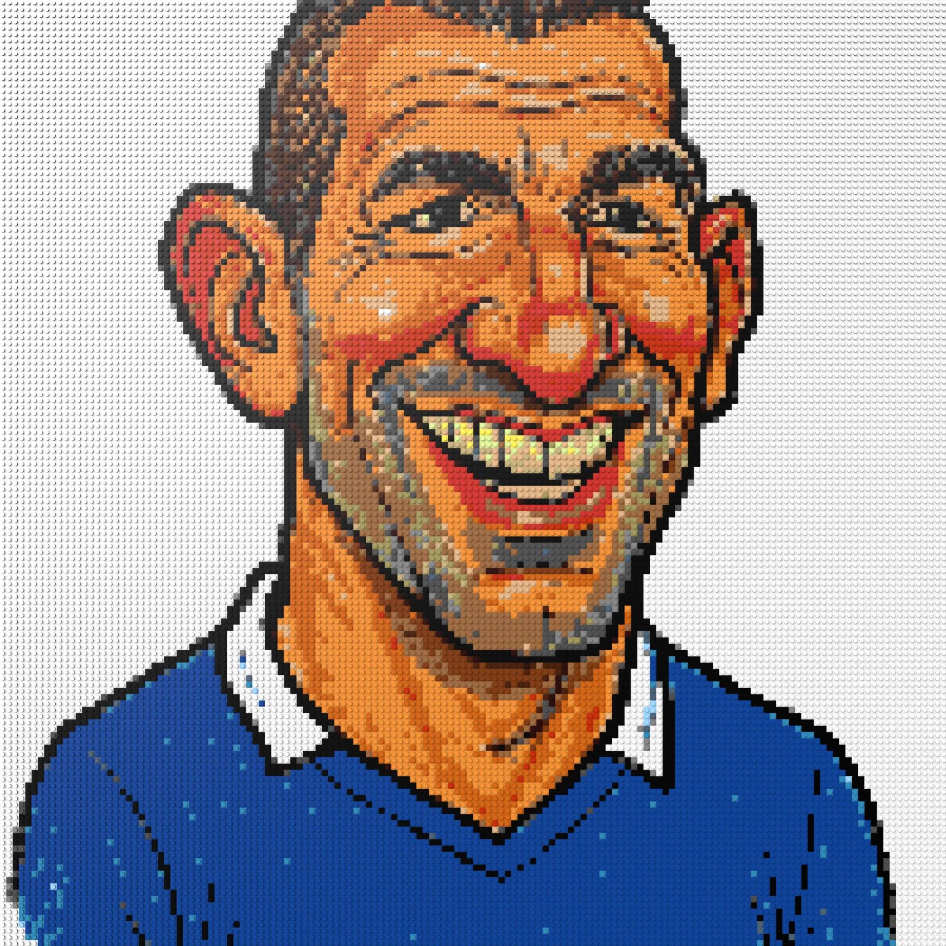 150*150studs, 120*120cm, 47,25*47,25inch