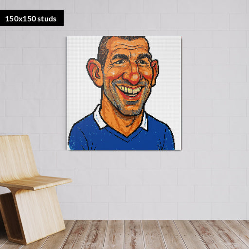 150*150studs, 120*120cm, 47,25*47,25inch