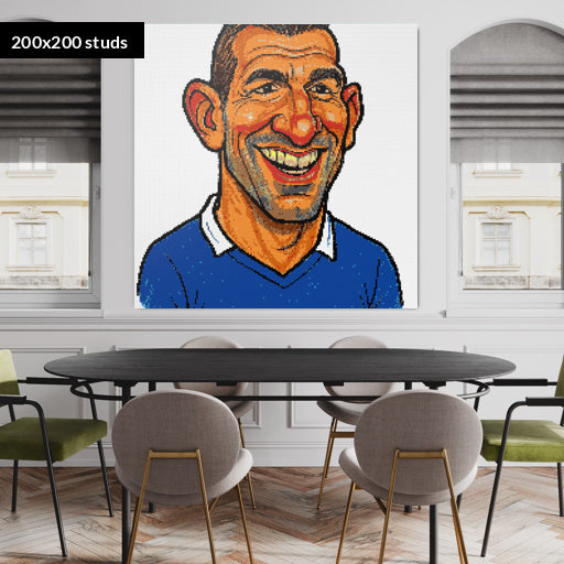 200*200studs, 160*160cm, 63*63inch