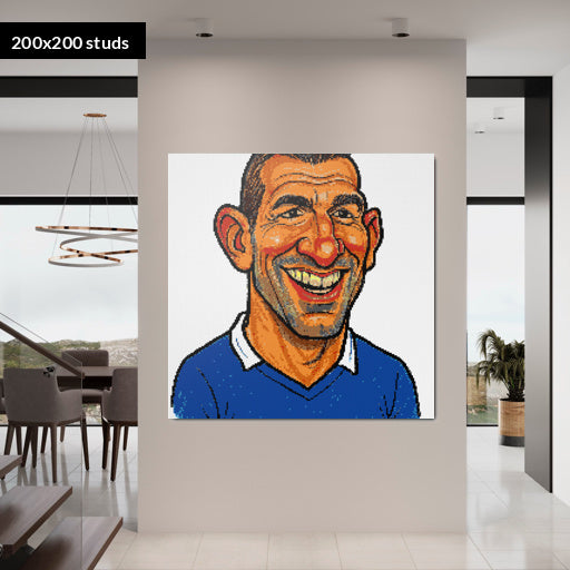 200*200studs, 160*160cm, 63*63inch