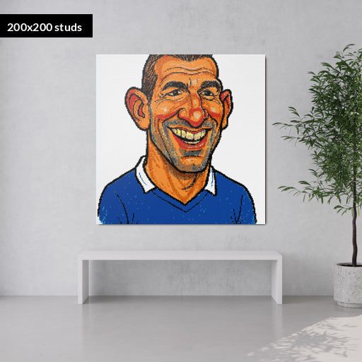 200*200studs, 160*160cm, 63*63inch