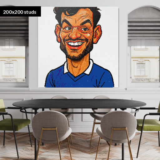 200*200studs, 160*160cm, 63*63inch