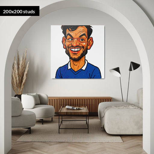 200*200studs, 160*160cm, 63*63inch