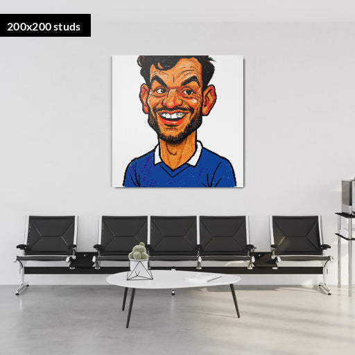 200*200studs, 160*160cm, 63*63inch