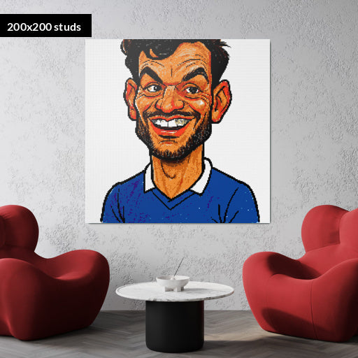 200*200studs, 160*160cm, 63*63inch