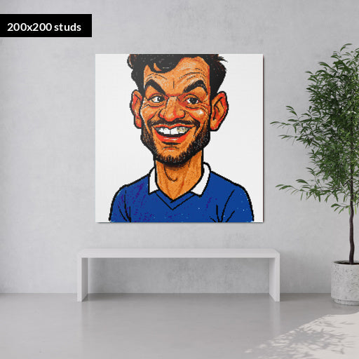 200*200studs, 160*160cm, 63*63inch